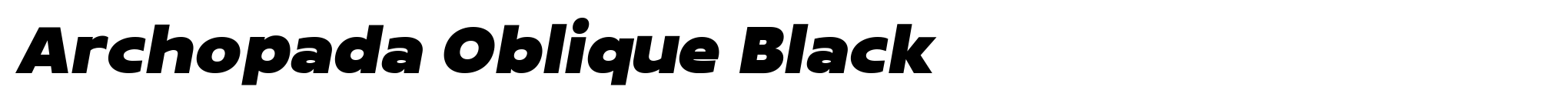 Archopada Oblique Black image